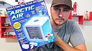 Arctic air oscillating tower 305 cfm 3 speed portable evaporative cooler for 100 sqft. Testing Arctic Air As Seen On Tv Youtube
