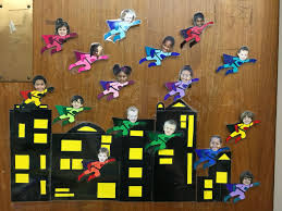 Preschool Superhero Attendance Board Attendance Board