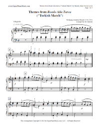 Turkish march for piano solo (big note book), easy piano (big note book) sheet music. Turkish March Sheet Music Arranged For Easy Reading Good For Early Intermediate Level Pianists Sheet Music Sheet Music Pdf Piano Sheet Music