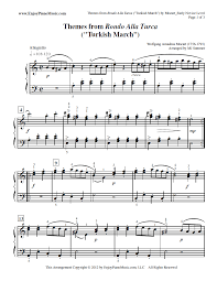 Violin turkish march mozart christian li 6ys. Turkish March Sheet Music Arranged For Easy Reading Good For Early Intermediate Level Pianists Sheet Music Sheet Music Pdf Piano Sheet Music Classical