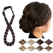 Explore a wide range of the best hair band on aliexpress to find ncmama hairbands for girls baby crown headbands glitter rose/gold hair hoop queen hair. Braided Headband Plaited Hair Band Chunky Braided Headband Elastic Stretch Braid Hairband Wide Plaited Braids Blonde Black Synthetic Girls And Women Small Three Strands Braided Light Brown Buy Online In Antigua And Barbuda