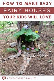 How To Make Fairy Houses Your Kids Will Love Fairy Houses Kids Fairy House Diy Fairy Houses