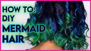 Green is a hair color that. Diy Ombre Hair Wand Curls Blue Hair Dye Green Hair Dye Hair Color For Brown Skin