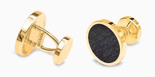 Is 18 karat gold real. Deumer Manschettenknopfe Schiefer Aus 18 Karat Gold Deumer