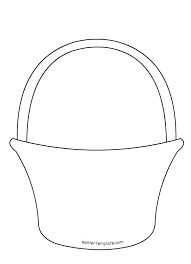 Cut out the easter egg leaving about a 1/2 inch of contact paper around the black easter egg frame (this will keep the contact paper from coming apart) punch a hole in the top and add string; Paper Basket Template Printable Easter Template Easter Templates Easter Basket Template Easter Basket Printable