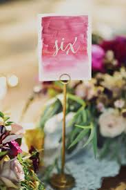 Heartwarming And Dreamy Rustic Boho Beachfront Wedding In Maui Wedding Table Numbers Watercolor Table Numbers Wedding Table