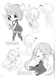 Having hands crossed in front of the character usually gives this cute. How To Draw Mini Characters Free Download Borrow And Streaming Internet Archive Chibi Girl Drawings Chibi Drawings Manga Drawing Tutorials
