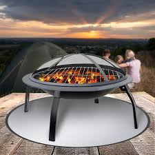 Each insert helps you keep fires under control, so you can focus on. Ansauct Fire Pit Mat Fireproof Mat Firepit Mats For Under Fire Pit Pad Grill Mat 36 Inch Ansauct Protect Your Deck Patio Lawn Or Campsite From Embers By High Temp For Wood Burning Fire Pit Bbq Smoker Wayfair