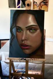 St Michaels Mount in Acrylics my first try at them