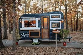 The Camper Is Equipped With A Custom La Marzocco Espresso Machine That Is One Of Five In The World Flights Cof Waffle Bar Cute Coffee Shop Mobile Coffee Shop