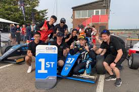 Webster wins from pole in opening GB4 contest at Snetterton