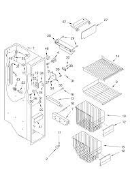 Each used part has a 90 day warranty and free shipping at good appliance superstore. Kitchenaid Ksrb22fkss00 Side By Side Refrigerator Parts Sears Partsdirect