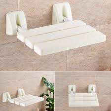 Healthysmart wall mount fold away bath chair is a great product. Folding Wall Shower Seat Wall Mounted Relax Shower Chair Solid Seat Spa Bench Bathroom Supplies Bathroom Chairs Stools Aliexpress
