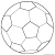 Soccer Ball Cut Out Template