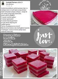 Kue lapis is an indonesian kue, or a traditional snack of steamed colourful layered soft rice flour pudding. Resepi Kuih Lapis Tepung Pulut Resepi Merory Sedap Betul