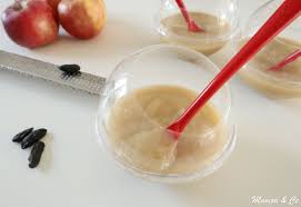 Compote Pommes Bananes A La Vanille Et Feve Tonka Compote Pomme Banane Compote De Pomme Pomme Banane
