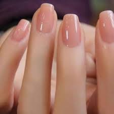 Short Neutral Squoval Nails Manicure Pink Nails