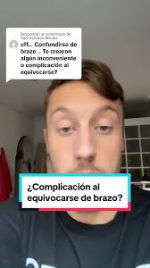 Respuesta a @Sara Esteban Macías ¿Complicación al equivocarse de brazo?  #tar #discapacidad #operaciones #medicina