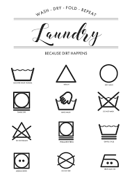 Printable Laundry Symbols Wall Art Todays Creative Life