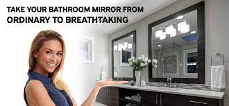 Easily tile a frame to match your bathroom. Affordable Custom Bathroom Mirror Frames Mirrorchic Diy Mirror Kits