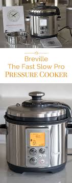 The front of the breville fast slow pro is spare with just a few twist and push buttons. Breville The Fast Slow Pro Pressure Cooker Multi Cooker Is One Of The More Expensive Electric Fast Slow Cooker Recipes Breville Pressure Cooker Fast And Slow