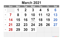 March 2021 Printable Calendar With Holidays All the times in the march 2021 calendar may differ when you eg live east or west in the united states. march 2021 printable calendar with holidays