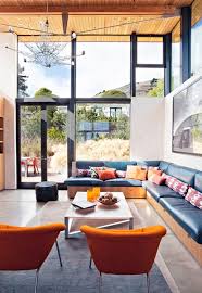 For a big and wide room, use a big and flashy chandelier like a crystal or raindrop chandelier or even a spiral one. How To Decorate A Living Room With Large Windows