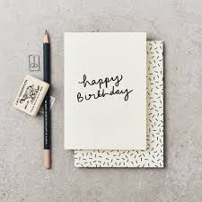 These custom greeting cards will catch the attention of your customers, family and friends, making you look even more professional. Happy Birthday Handwritten Card Luxury Birthday Cards Katie Leamon