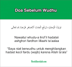 Dan sesuai dengan anjuran, kita sebaiknya mengawali dan mengakhiri wudlu ini dengan doa. Doa Setelah Wudhu Dan Sesudah Lengkap Arab Latin Dan Arti
