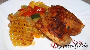 Rezept Fur Pollo Fino Auf Buntem Ofengemuse Gericht Aus Dem Backofen Rezept Rezepte Einfache Gerichte Essensrezepte