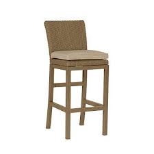 Rustic Bar Height Bar Stool With Cushion By Summer Classics 30 Seat Frontgate Patio Bar Stools Bar Stools Bar Stool Cushions