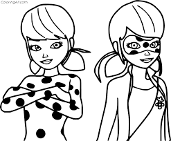 Miraculous ladybug coloring pages with marinette. Miraculous Ladybug Coloring Pages Coloringall