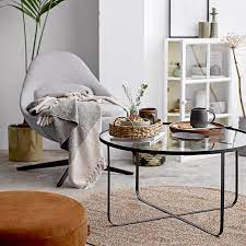 Check spelling or type a new query. Table Basse Ronde En Verre Et Metal Noir Sur Cdc Design