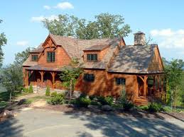 Timberpeg Homes Ridgeview Construction Timber Framing Timber Frame Cabin Rustic Exterior