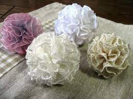 フリルのボンボン の作り方 その他 その他 アトリエ ヘアアクセサリー リボン ヘアアクセサリー ハンドメイド ヘアゴム 作り方