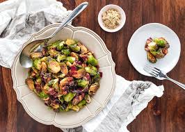 Oven Roasted Brown Sugar Bacon Brussels Sprouts Recipe Roasted Sprouts Brussel Sprouts Sprouting Sweet Potatoes