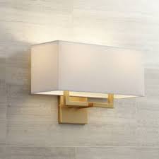 Living room wall sconces will enhance the lighting in a room if placed strategically. George Kovacs Rectangle 11 High Gold Wall Sconce W1297 Lamps Plus Gold Wall Sconce Gold Walls Wall Sconces Living Room