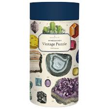 Say hello to your new favorite puzzle! Cavallini Co Mineralogy Vintage 1000 Piece Jigsaw Hus Hem