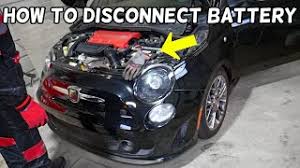 Usetool's infos no particular piece of information necessary to carry out this operation. How To Disconnect Car Battery On Fiat 500 500 Abarth Youtube