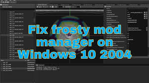 Vnclip.net/video/trqih4mnami/video.html how to install frosty editor: Fix Frosty Mod Manager On Windows 2004 Youtube