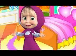 ماشا والدب تنظيف غرفة ماشا العاب كرتون ماشا والدب للاطفال disney characters disney cartoon