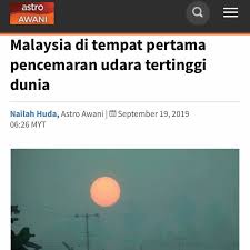 Artikel pencemaran udara di malaysia. Gegar Berdasarkan Cerapan Indeks Pencemaran Udara Ipu Facebook