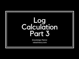 Log Calculation Part 3 How To Find Log And Antilog Log Table Mathematics Guided Math
