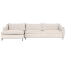 Our sofa sectionals offer the perfect combination of style and functionality to create your ideal setting. Cassandra Modern Ivory Upholstered Outdoor Sectional Sofa Left Arm Facing Over 100 W Kathy Kuo Home