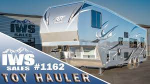 Luxe toy hauler fifth wheel. 36 Atc 5th Wheel Toy Hauler Tour Iws Signature Series Youtube