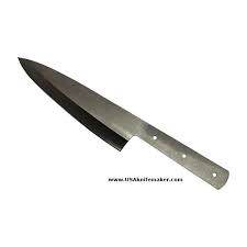 Customize your very own knife handle by using wood, metal, micarta, or even leather to. Kitchen 8 Chef Knife Blade Blank Chef Maker Tm Line