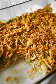 Green Bean Casserole With Campbell S Soup Is A Simple And Delicious Side Dish Recipe Made With Canne Campbells Soup Recipes Green Bean Casserole Bean Casserole