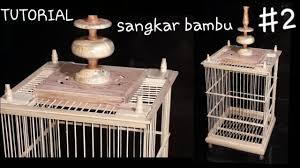 Cara membuat sangkar burung bentuk bulat. S19 Tutorial Cara Membuat Sangkar Bambu Sendiri Dirumah 2 Youtube