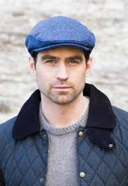 Trinity Cap Green Red Herringbone