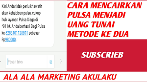 Hanya menerima pulsa dari fasilitas bagi/transfer pulsa. Cara Ke Dua Mencairkan Pulsa Menjadi Uang Tunai Youtube